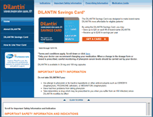 Tablet Screenshot of dilantin.com